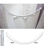 Cortina de ducha anti-soporte 180 x 200 cm con anillos de baño negro 69768