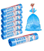 5 bolsas de rollos Bolsas Fragant Junk 30LT 50x60 con asas blancas 100 unids