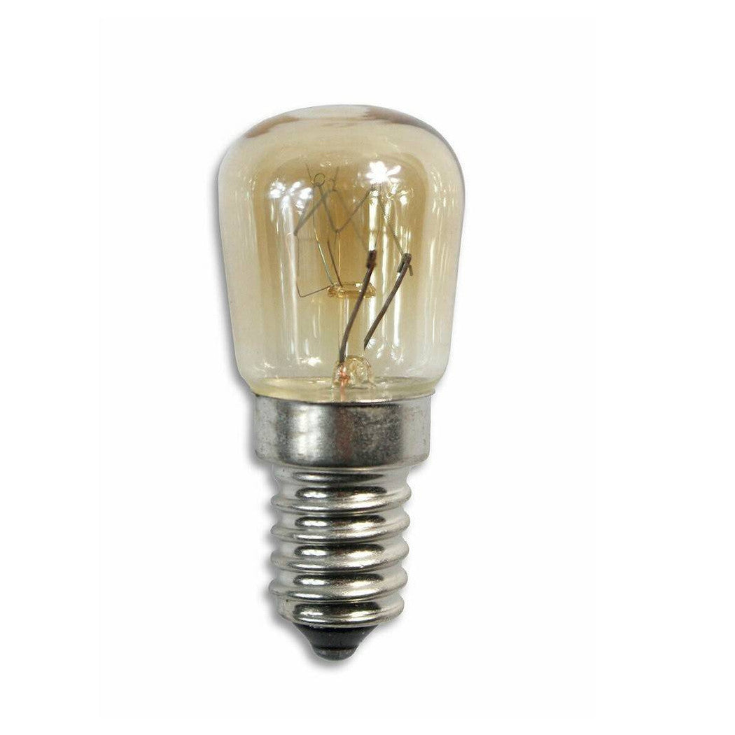 Bombilla halógena 25 vatios Horno y capucha E14 luz caliente 2700K MAX 300 ° C E14-08