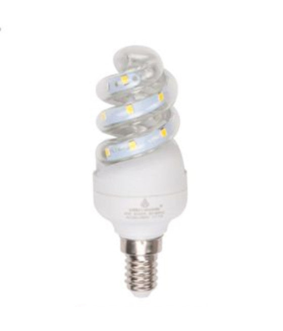 Bombilla LED SPIRAL E14 9W Natural Hot Blanco Luz blanca Luz 56D S-05T