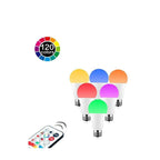 Bombilla LED de 10 vatios E27 RGB RGBW LÁMPARA CON DIMMABLE + CONTROL REMOTO