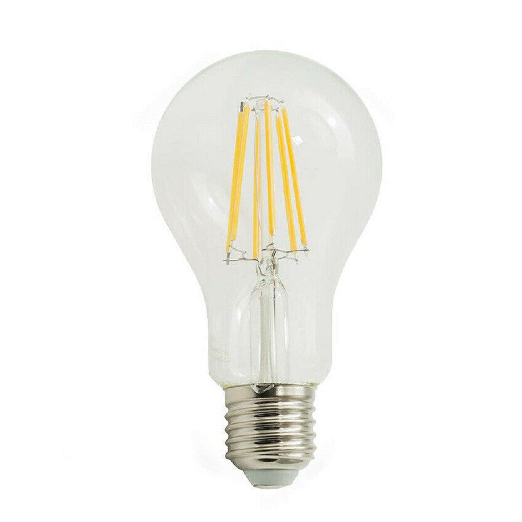 Bombilla LED Filamento 12W E27 Globo A70 esfera de luz 6500K 4000K 3000K A70-T