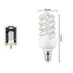 Bombilla LED SPIRAL E14 9W Natural Hot Blanco Luz blanca Luz 56D S-05T