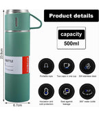 Termo portátil para bebidas calientes en 750 ml de jarra térmica de acero