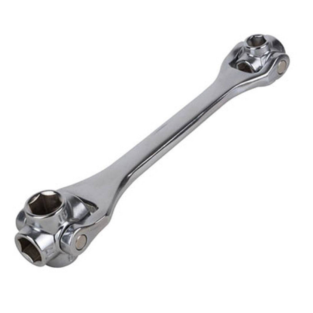 Cabeza giratoria multifunción combinada de 360 ° con compás de 12 a 19 mm