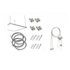 Cables de suspensión Paneles cuadrados empotrados delgados P600-S Set 4 cables de 120 cm