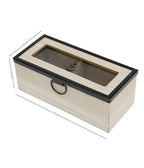 Establecer contenedor de tarro de vidrio de 4 piezas con cubierta de 4 litros