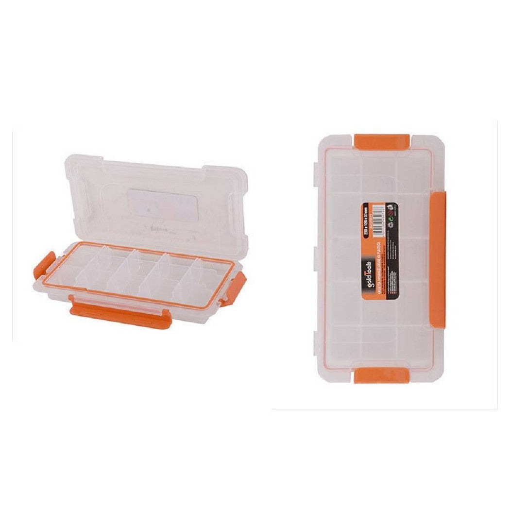 Caja de herramientas ADENSILS Tornillos ajustables Organizador 230x120x37mm