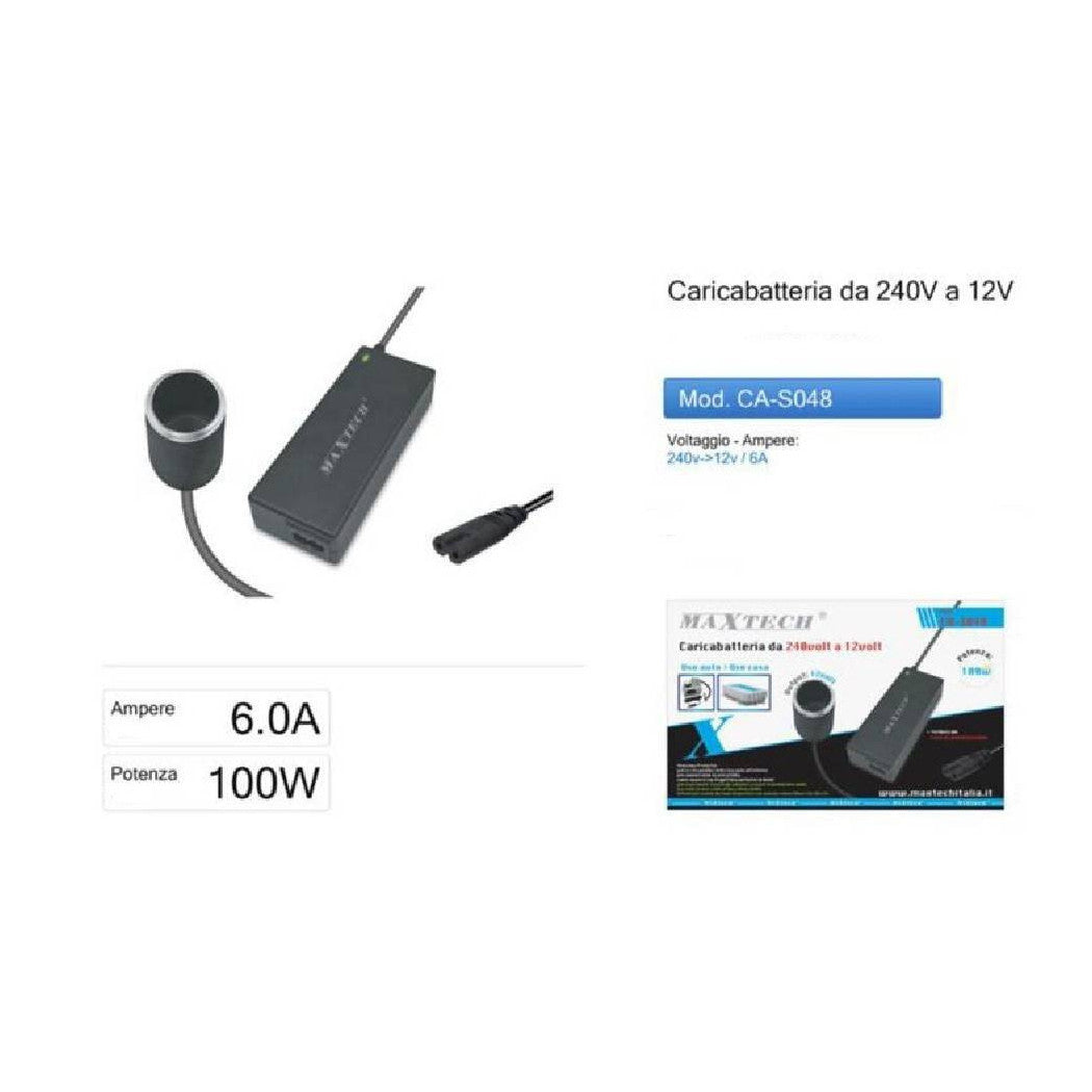CARGO DE LA BATERÍA DE 240V 12V CA-S048 100W AUTO PC COCHE DE LA PC para el cuaderno