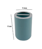 Set 6pcs Bathroom Chrome Steel Satin Glass Furniture Home Soap Toothbrushes 69985