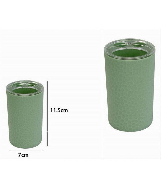 Set de baño 6 accesorios de acero para soporte de vidrio roll pinceles toalla de toalla