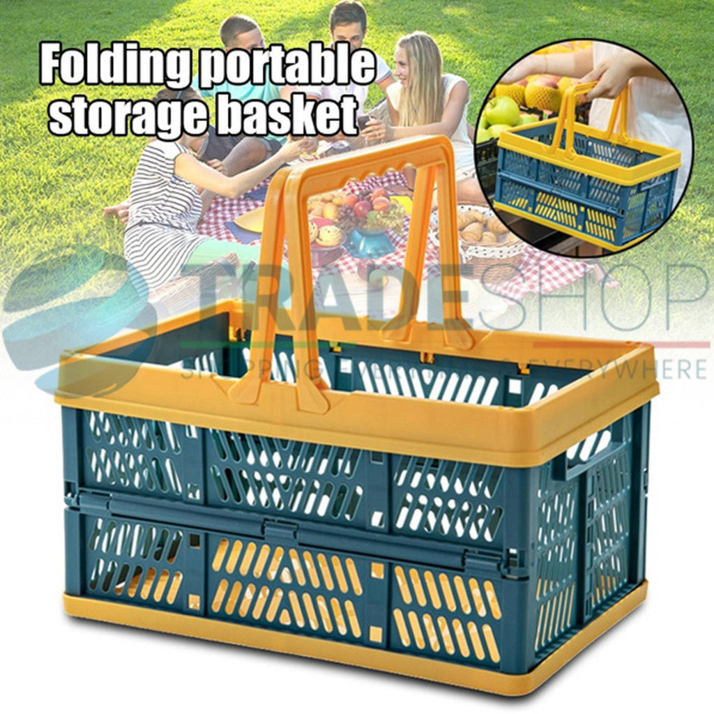 Cesta contenedores cesta cesta organizador apilable caja plegable