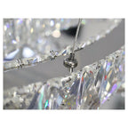 Chandelier espiral Ajustable Suspensión Base de cristales Mirror 32W 6500K B15