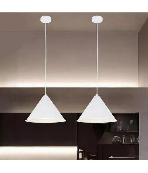 Lámpara de techo LED con franja 27W moderna luz blanca ligera natural B02