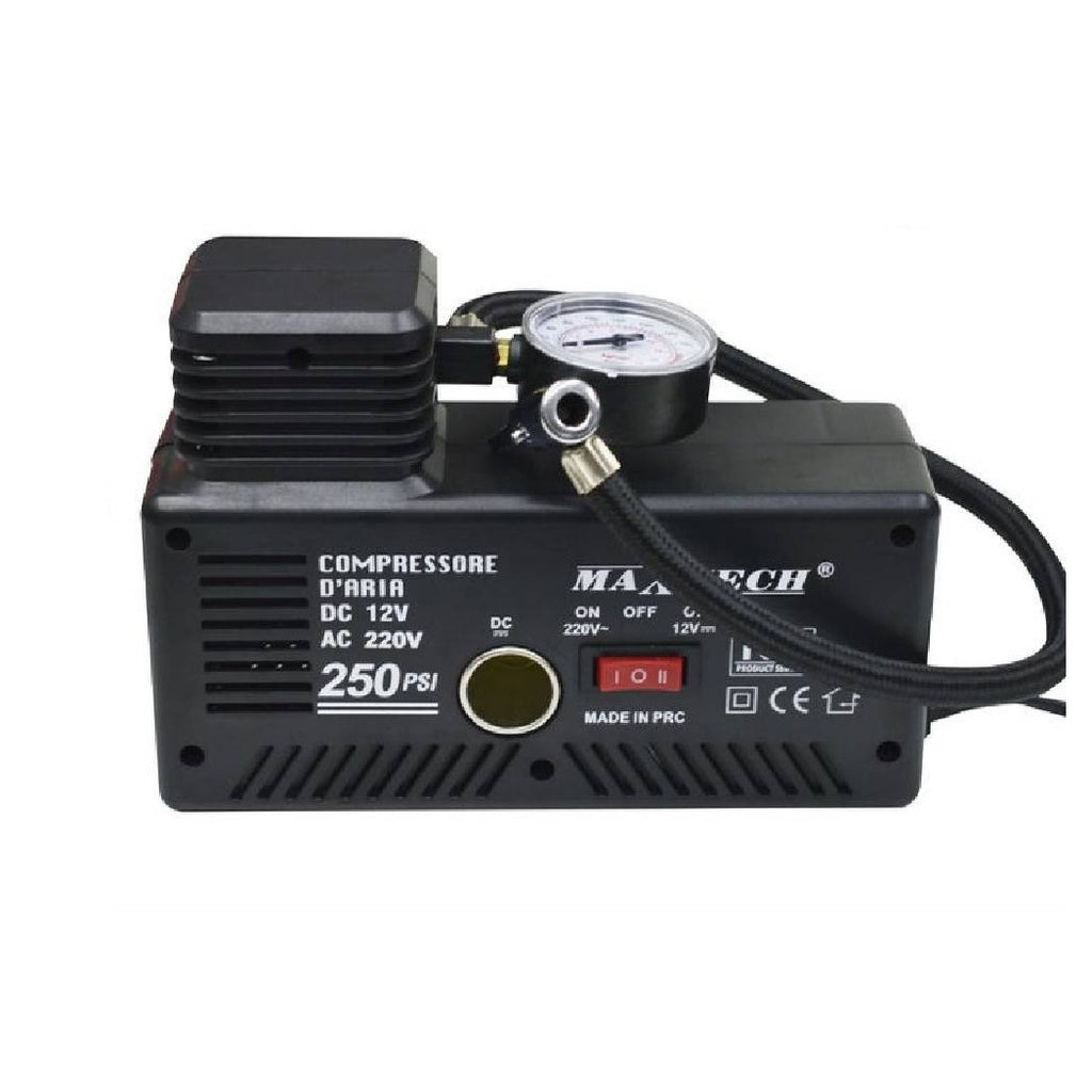 Compresor de aire de 35LT 12V / 220V, incluidos los adaptadores MAX 17BAR CO-AR03 portátil