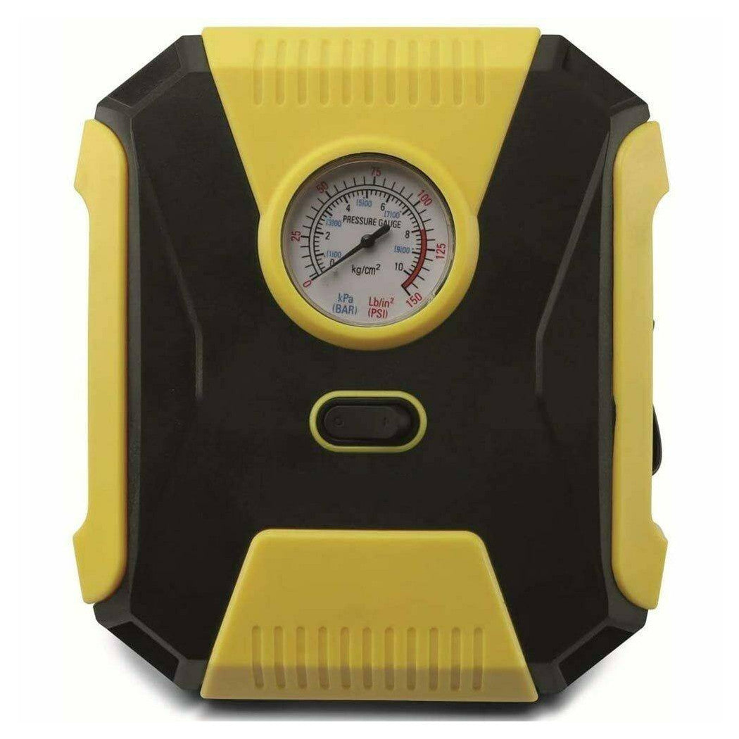 Compresor de aire de coche portátil de 12V 150 PSI Ruedas portátiles portátiles 3 caños