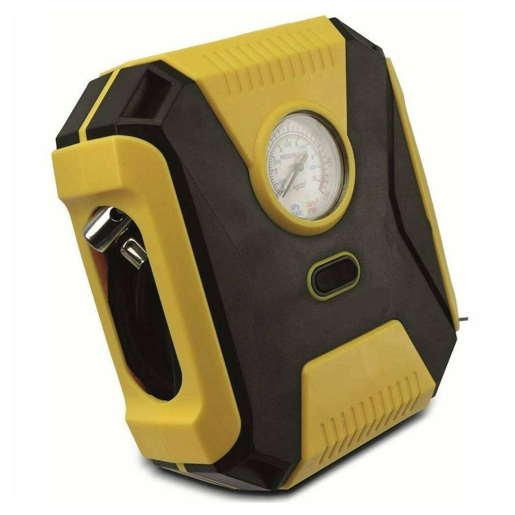 Compresor de aire de coche portátil de 12V 150 PSI Ruedas portátiles portátiles 3 caños