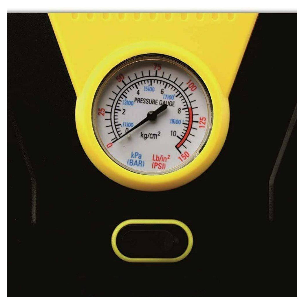 Compresor de aire de coche portátil de 12V 150 PSI Ruedas portátiles portátiles 3 caños