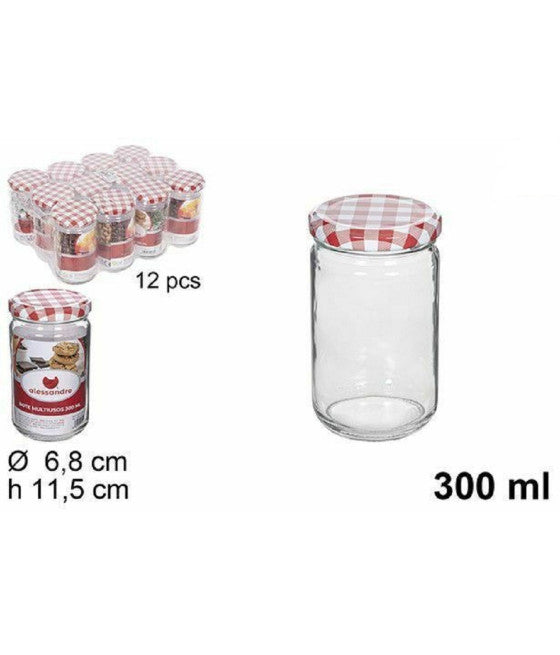 Set 6 pieces Stainless steel jar 10 x 11 cm Sugar food coffee kitchen