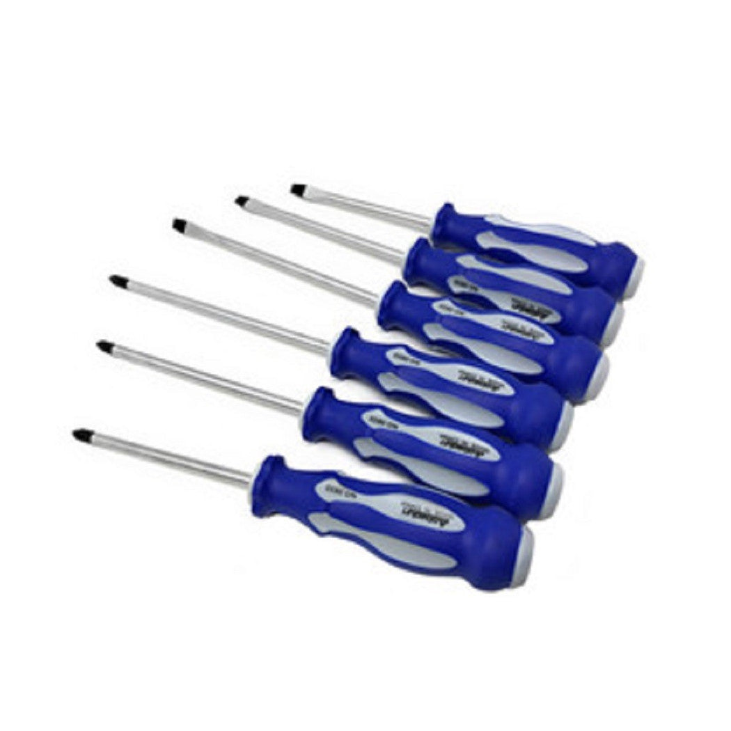 Conjunto de destornilladores de 6pc con cortes magnéticos para punta y estrella 50269 Giravite Bag