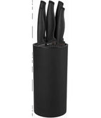 Set 7 Steel Kitchen Knives Non-slip Handle Multiple Peeled WHITE