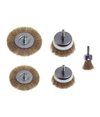 Set 5 cepillo de rotación del cepillo para la limpieza de cerámica de taladro