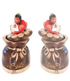 Set 6 pieces Stainless steel jar 10 x 11 cm Sugar food coffee kitchen