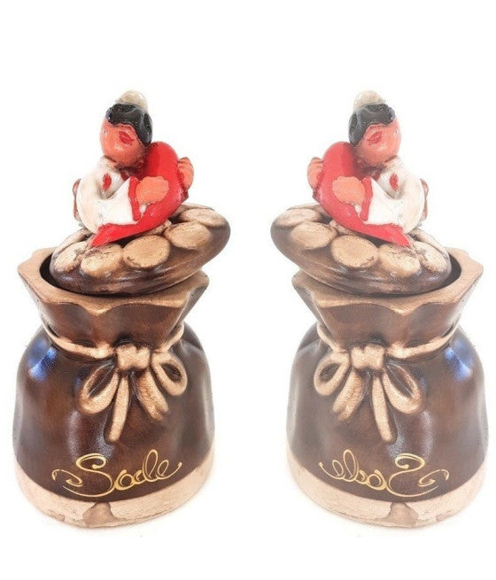 Set 6 pieces Stainless steel jar 10 x 11 cm Sugar food coffee kitchen