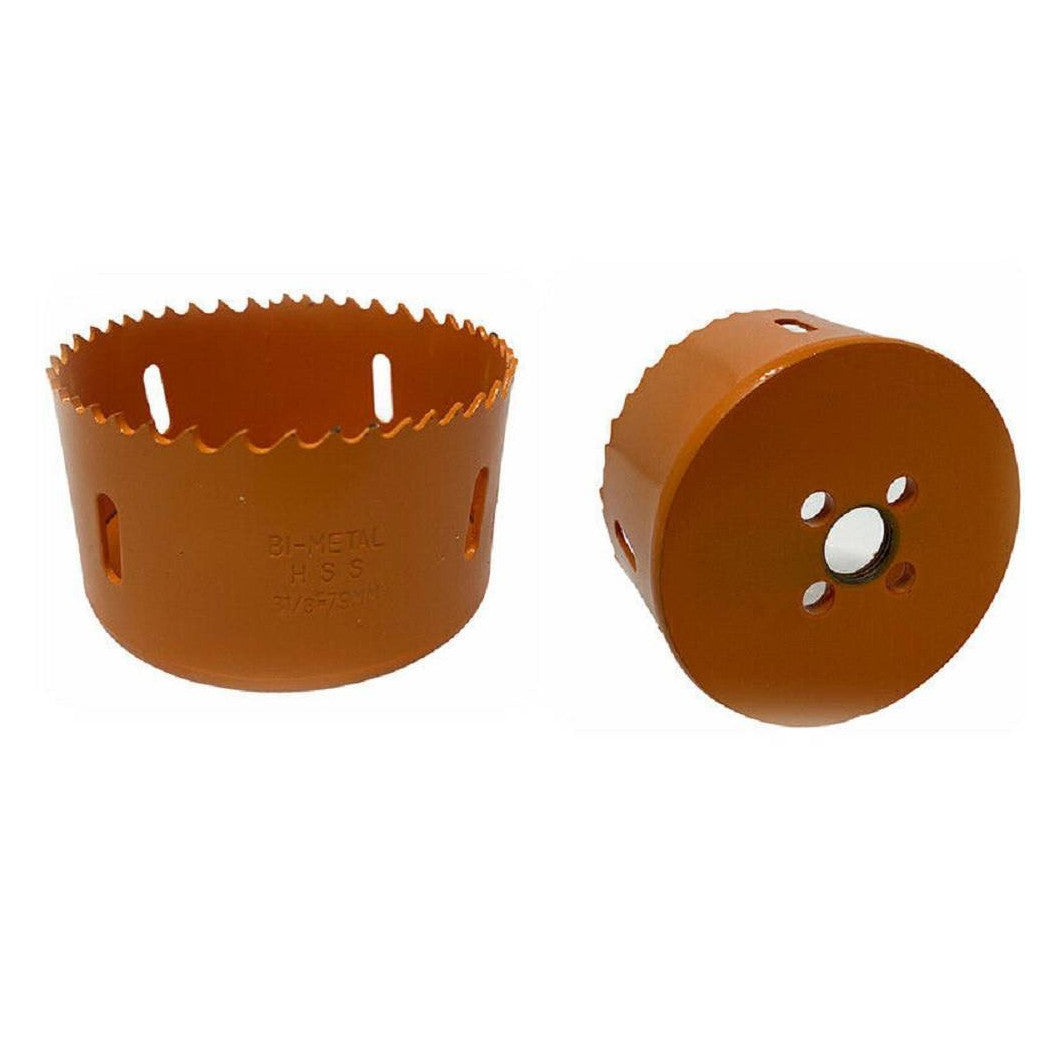 Cortador de la taza para perforar la madera de la madera de la madera puntiaguda puntiaguda 3.10 "79 mm