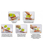 Patafil en rodajas prepara cocinar papas de microondas sin chips de luz grasa