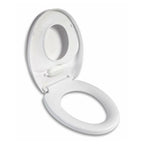 Cubierta blanca adaptador reductor para niños tableta WC Cierre acolchado