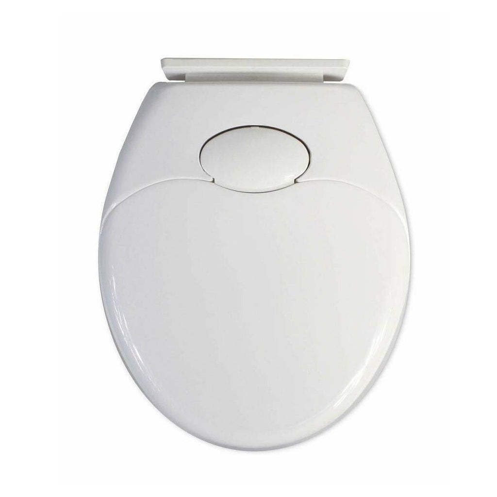 Cubierta blanca adaptador reductor para niños tableta WC Cierre acolchado