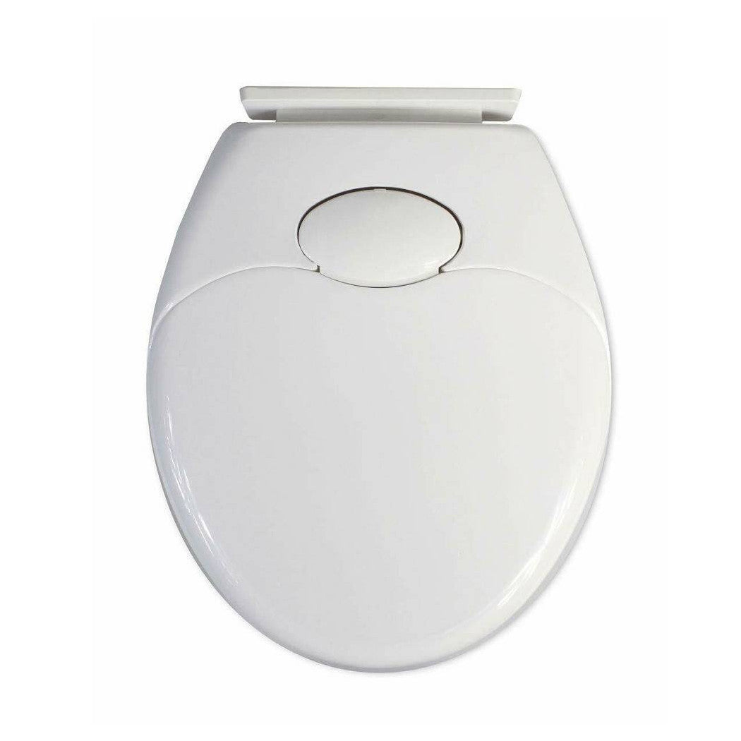 Cubierta blanca adaptador reductor para niños tableta WC Cierre acolchado