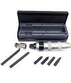 Kit de destornillador de trinquete con inserciones de 24pcs flexibles magnéticos intercambiables