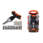 Destornillador Kit de trinquete con inserción intercambiables multiusos de T-Manager 25pc
