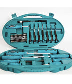 Kit de destornillador de trinquete multiuso 31 PC con phillips Torped Tirped Cross Tips