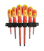 Destornilladores Aislados largos Destornilladores 2pcs con estelar y punta magnética