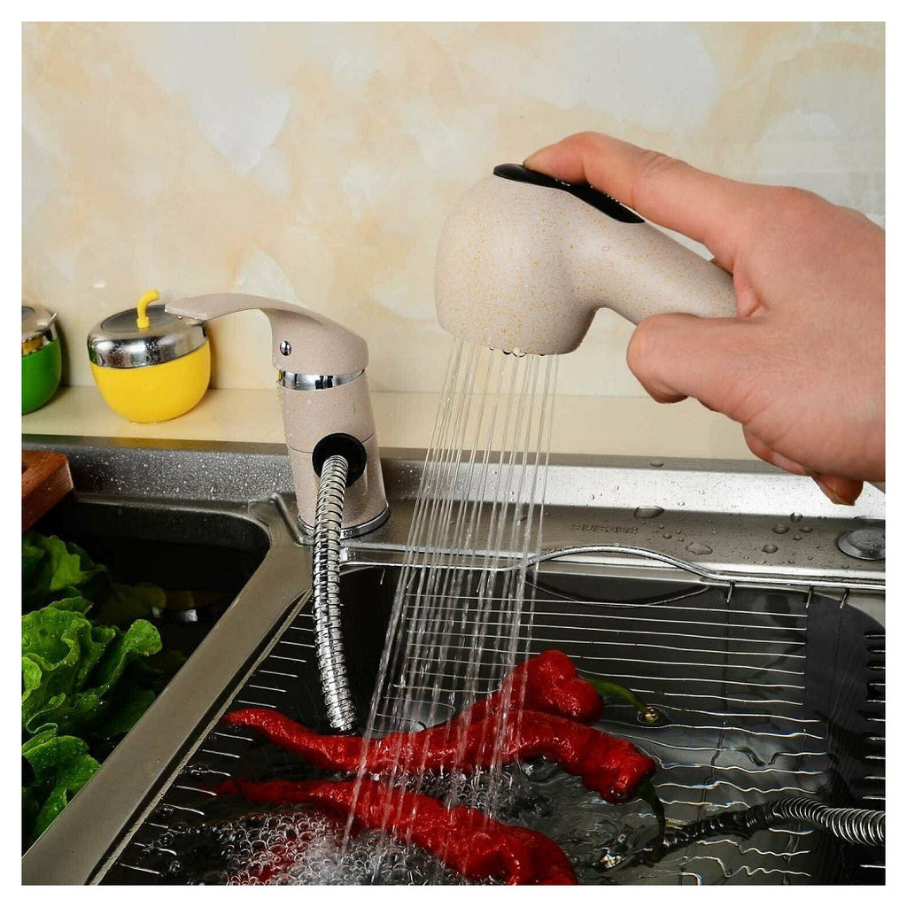 Ducha de mano extraíble de una sola palanca de lavamanos con ducha de mano extraíble 52992