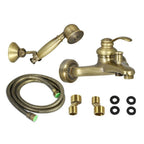 Ducha Tapeo 2 agujeros Antiguo Bronce Handhair Manguera Tubo Flexible 52378A