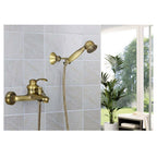 Ducha Tapeo 2 agujeros Antiguo Bronce Handhair Manguera Tubo Flexible 52378A