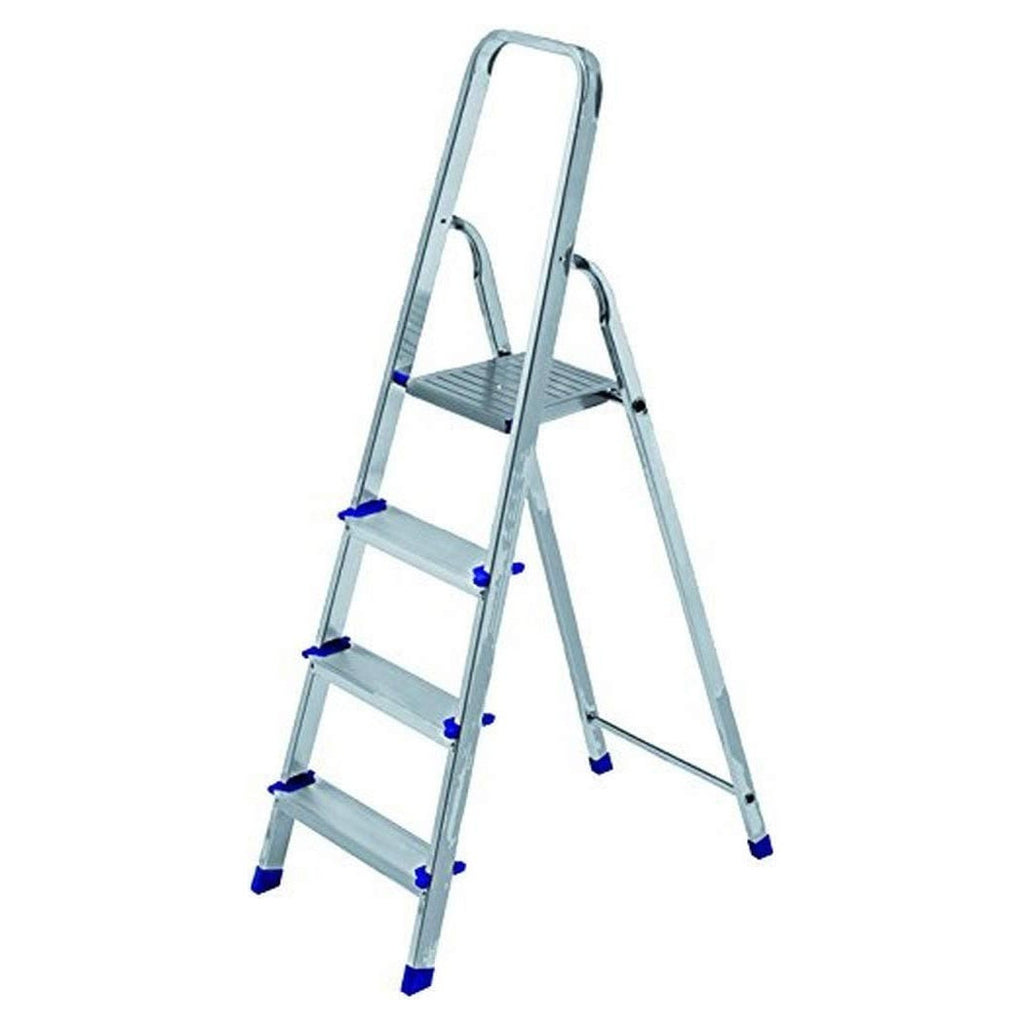 Escala plegable escalera 4 picaduras antideslizante aluminio scaletto max 150kg