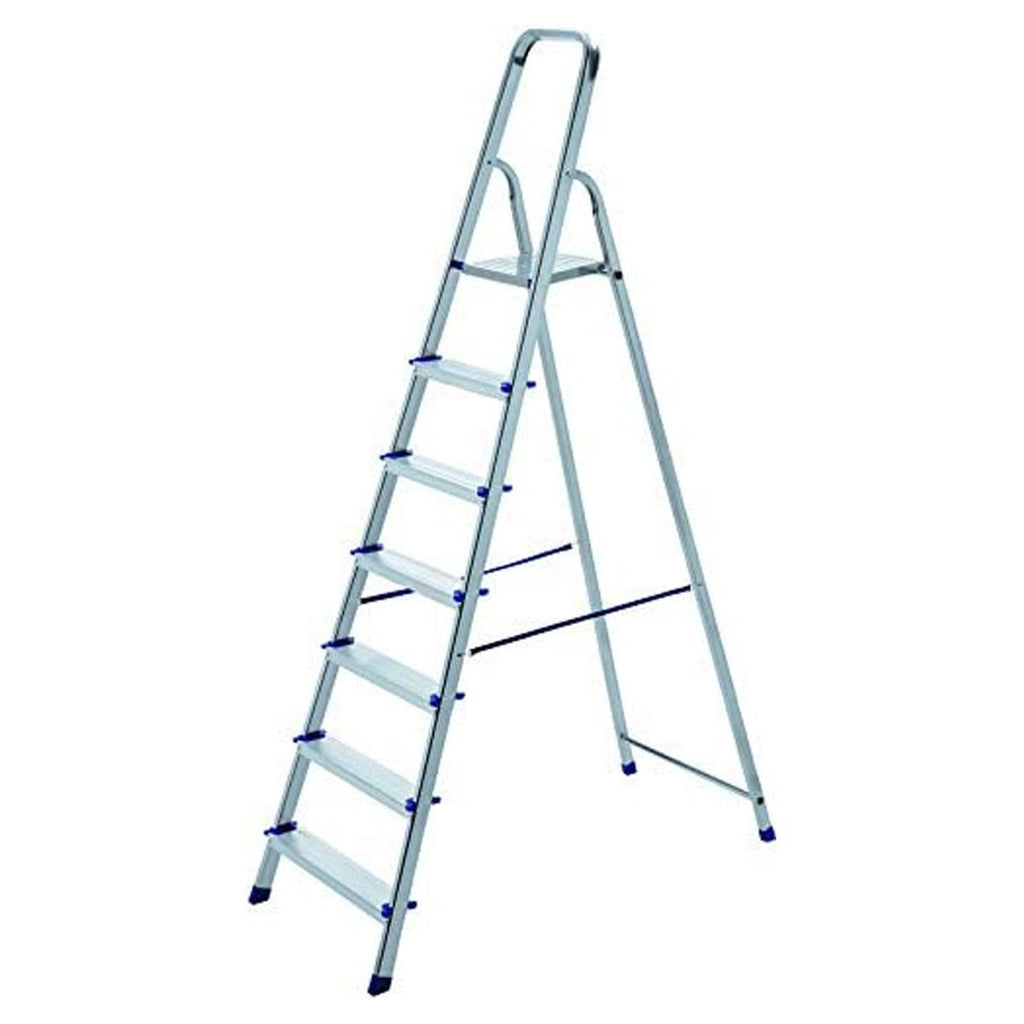 Escala plegable escalera 7 picaduras antideslizante aluminio scaletto max 150kg