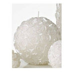 Esfera blanca de velas esféricas con rosas Rose Lumino Decoración del hogar