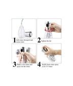 Tarro de contenedor de vidrio de 4 litros con grifo de vino de agua