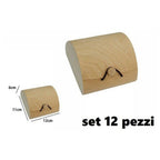 Establecer 12 cajas de caja Caja de madera Decoupage Jeweltery Buttery 53486a