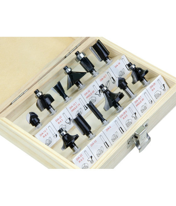 Plazas de cabeza plana para madera 6 piezas Sugerencias Cortadores por taladro 92087