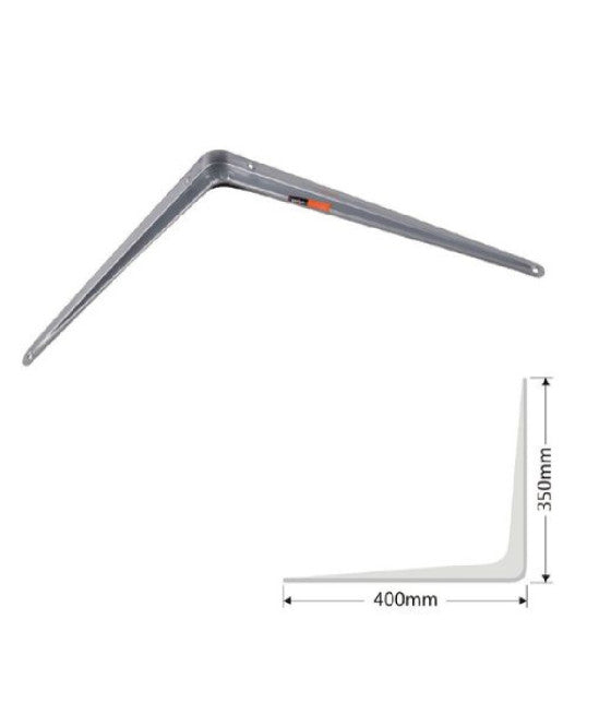 Soportes angulares 2 PCS Soporte de soporte Cierre de soporte 150 x 120 x 30 mm negro