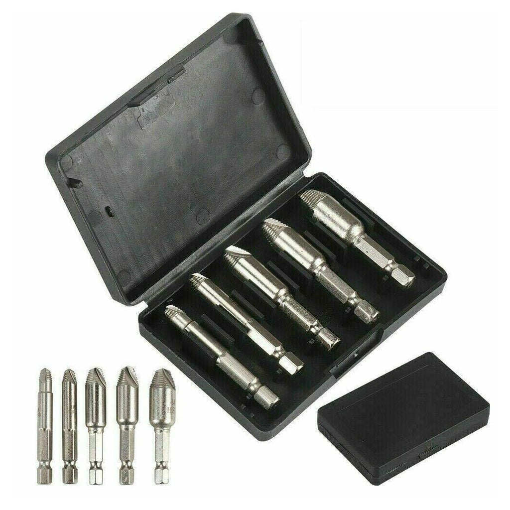 Establecer 5 tornillos de extractor de extractor dañados a los prisioneros de perforación