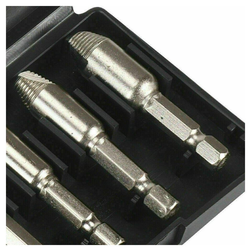 Establecer 5 tornillos de extractor de extractor dañados a los prisioneros de perforación