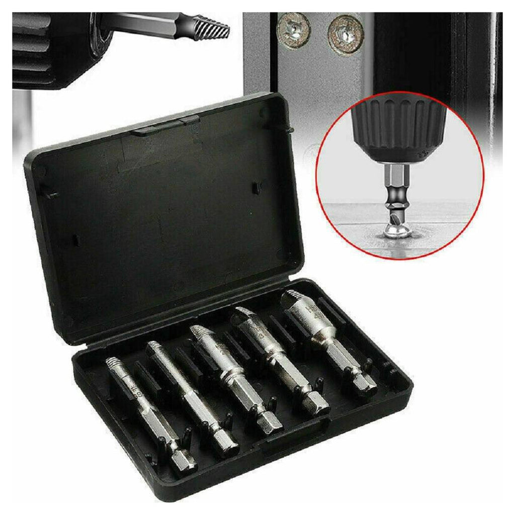 Establecer 5 tornillos de extractor de extractor dañados a los prisioneros de perforación